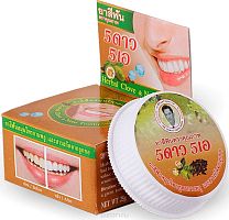Тайская зубная паста Гвоздика и Нони (Herbal Clove Toothpaste) 25 г, 5Star